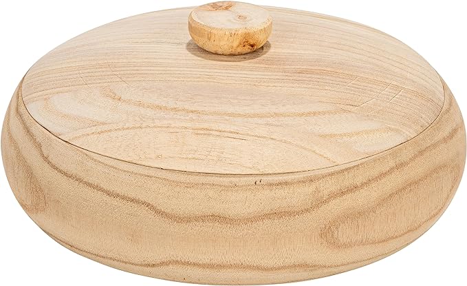 Wood Lid Container