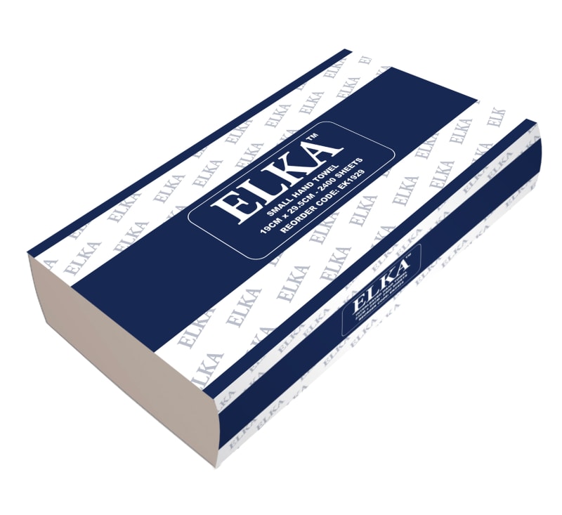 Elka Compact Paper Hand Towel 20cm X 25cm Carton X 2400