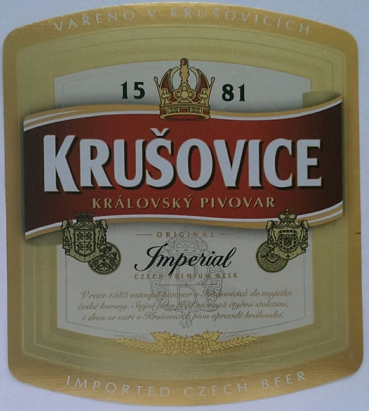Krušovice Imperial Etk. A