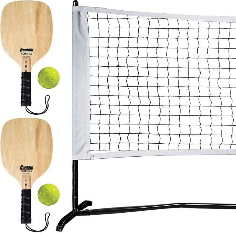 Franklin Sports Pickleball Net Set with Paddles