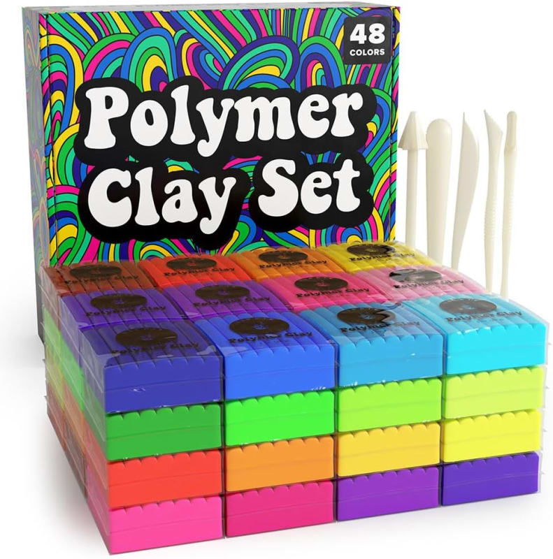 48 Color Polymer Clay Set