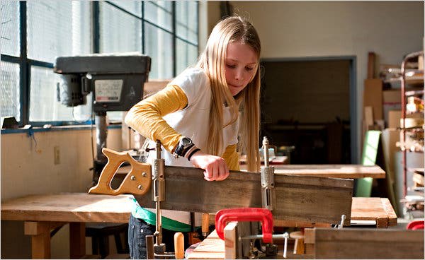 Help with workshop chores for a carpenter