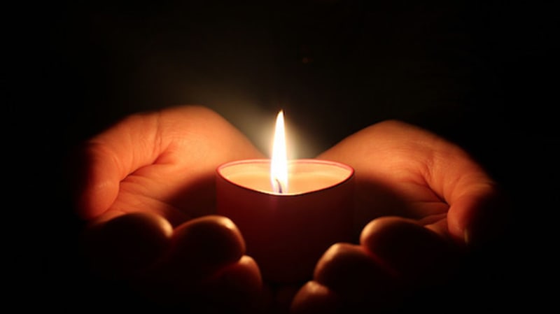 Light a candle for someone who passed away
