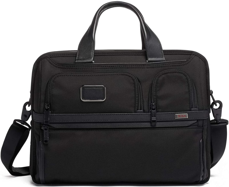 Tumi Alpha 3 Expandable Organizer Laptop Brief Black 1 One Size