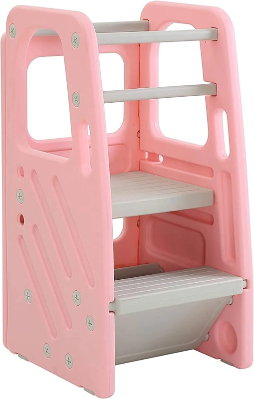Plastic Kitchen Learning Stool for Toddlers