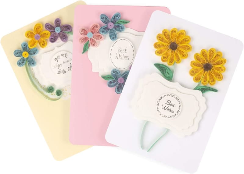  QIAONIUNIU Card Making Kits DIY Handmade Greeting Card Kits for  Kids, Christmas Card Folded Cards and Matching Envelopes Thank You Card Art  Crafts Crafty Set Gifts for Girls Boys : Arts