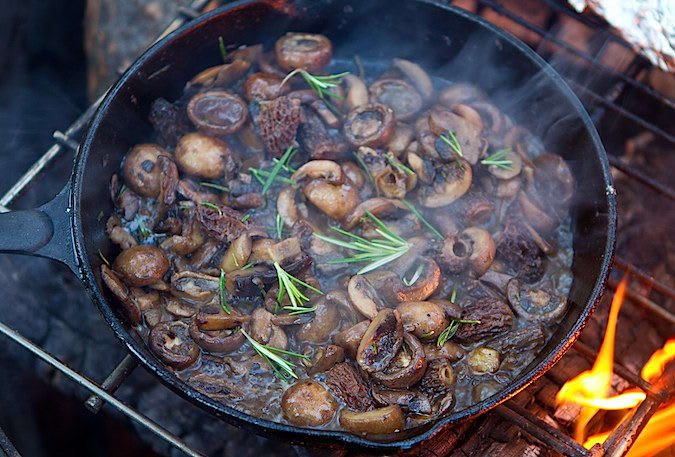 Campfire Mushrooms