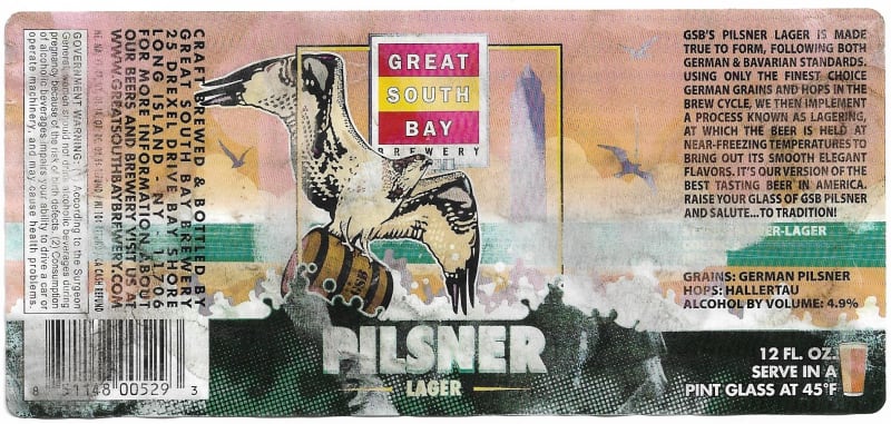 Great South Bay Pilsner Lager