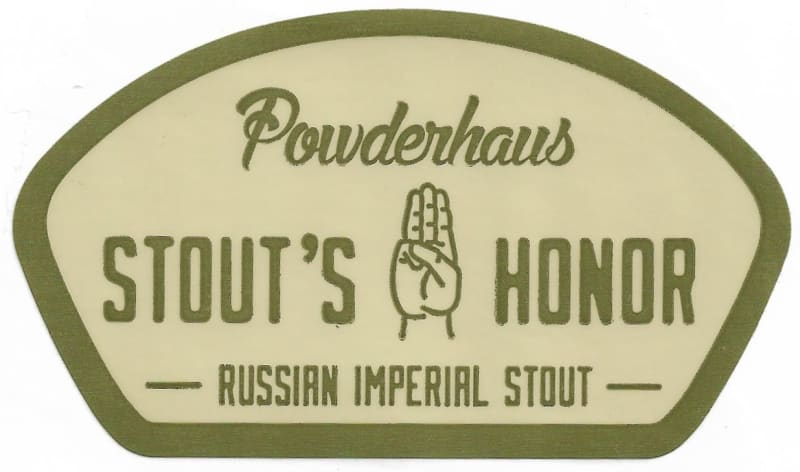 Powderhaus Stout's honor Etk. A