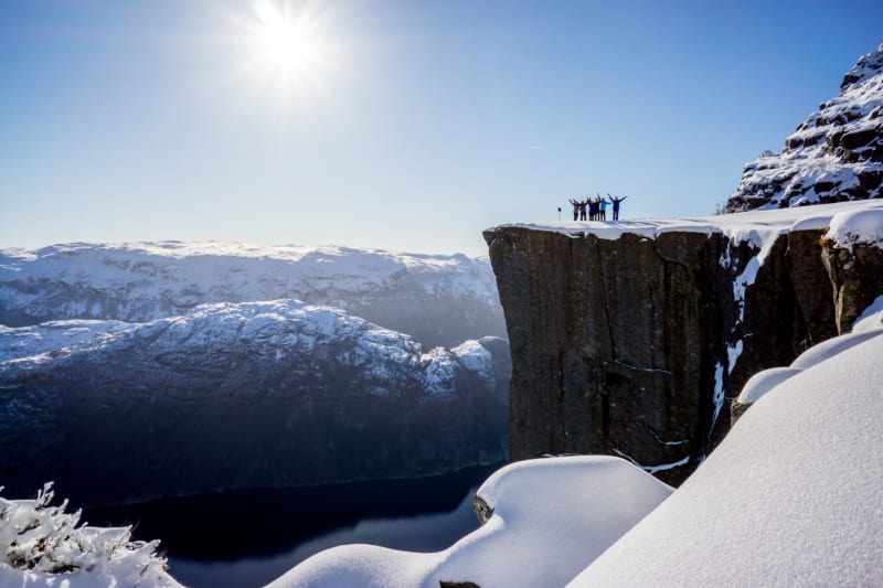 Go for a winter mountain hike