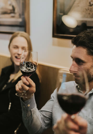 Wine and cheese tasting at a local wine bar