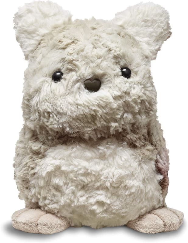 Calming Toy Companion with Dynamic Heartbeat and Soothing Purr