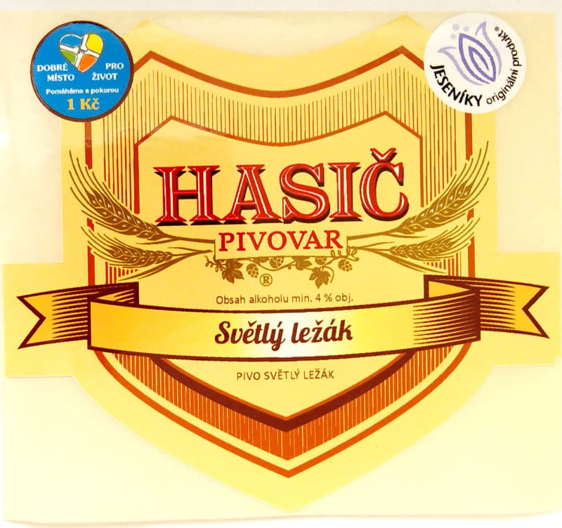 Hasič Světlý ležák dobré město