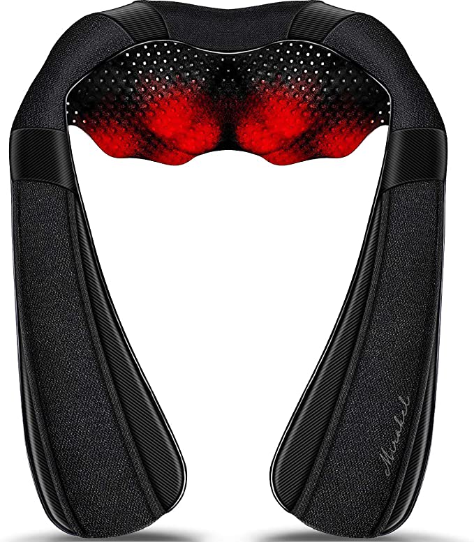 Mirakel Neck Massager, Shiatsu Back Neck Massager with Heat, Electric Back Massager, Neck Massager Pillow for Neck, Back, Shoulder, Foot, Leg, Muscle Pain Relief, Shoulder Massager - Mothers Day Gifts