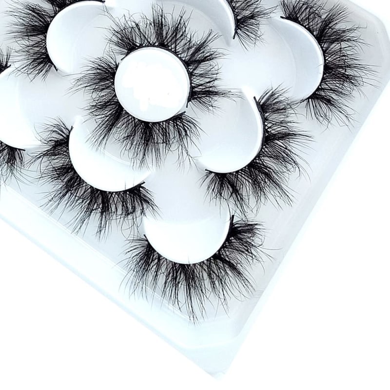 NEW 4 Pairs 3D Mink Hair False Eyelashes