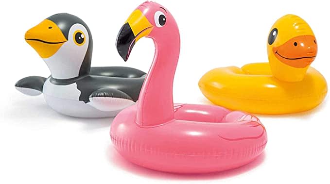 Animal Head Split Ring Pool Floats