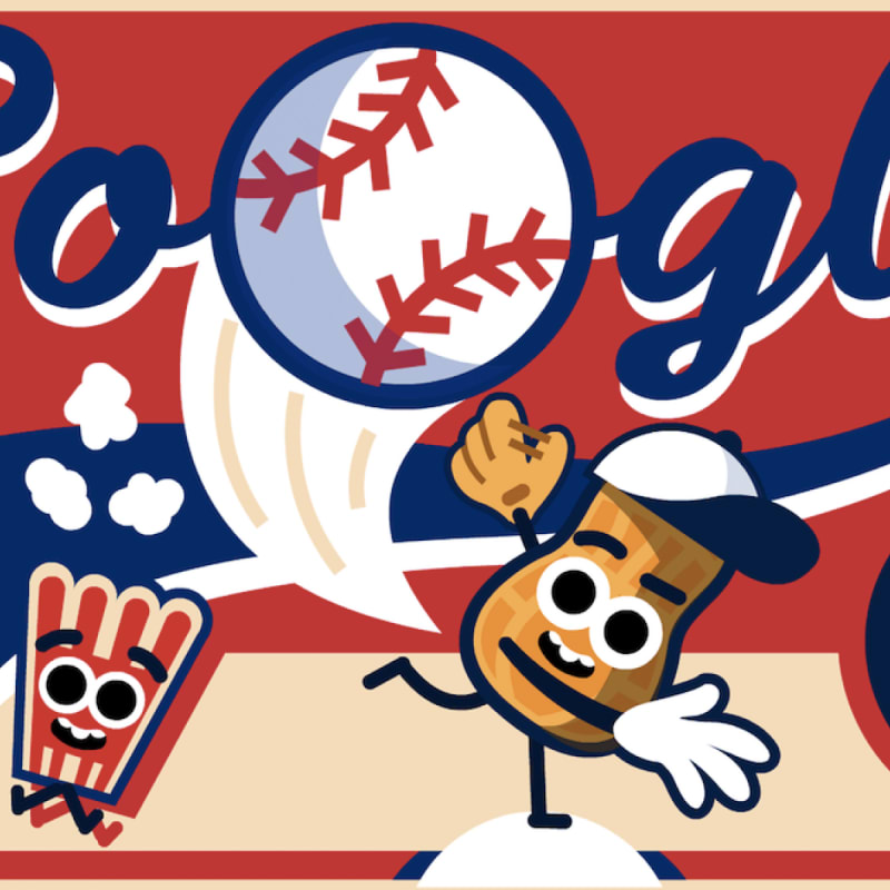 google doodle baseball