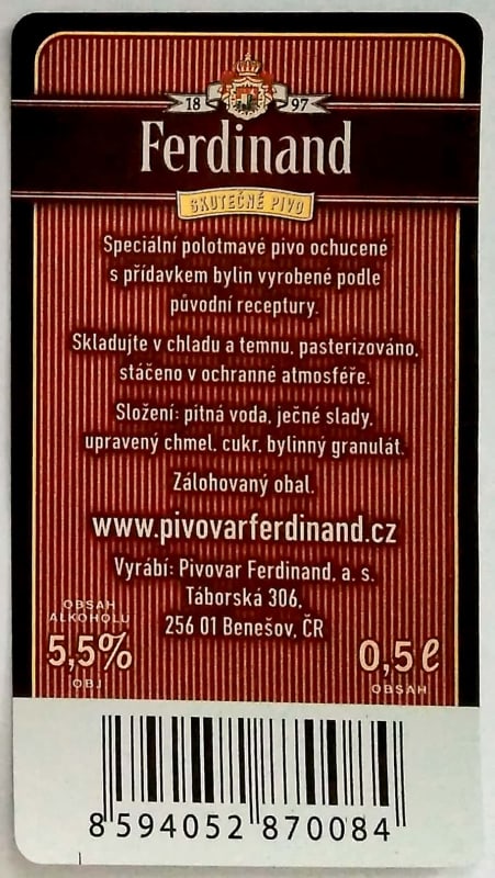 Ferdinand Sedm kulí Etk. B