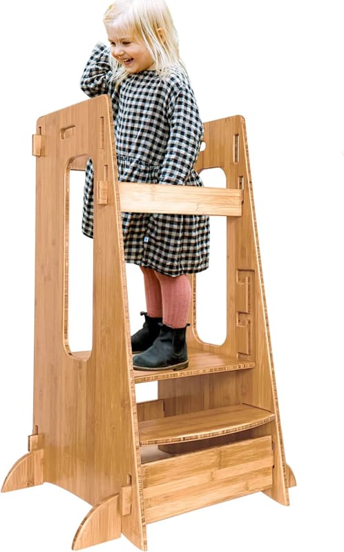 Adjustable Standing Stool for Kids