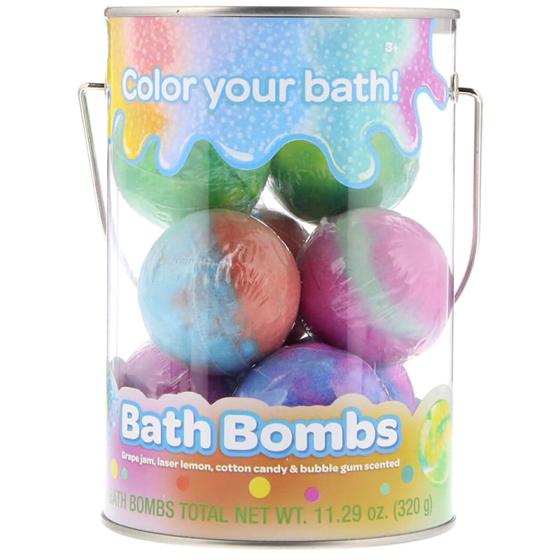 Color Your Bath Bucket Bomb, Multicolored, Lemon