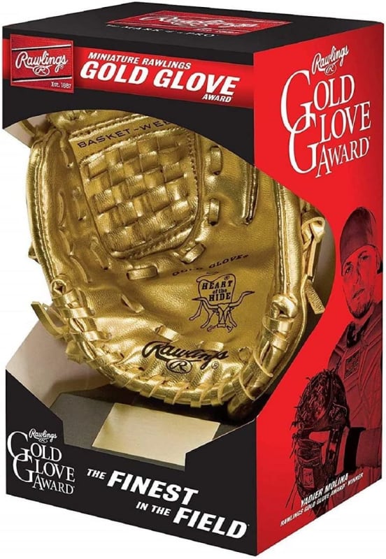 Mini Gold Glove Award Baseball Glove Trophy