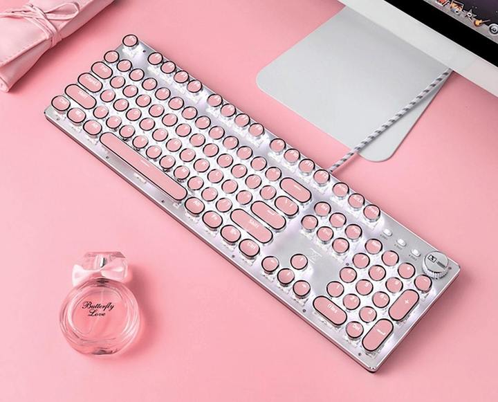 Retro Typewriter Style Keyboard