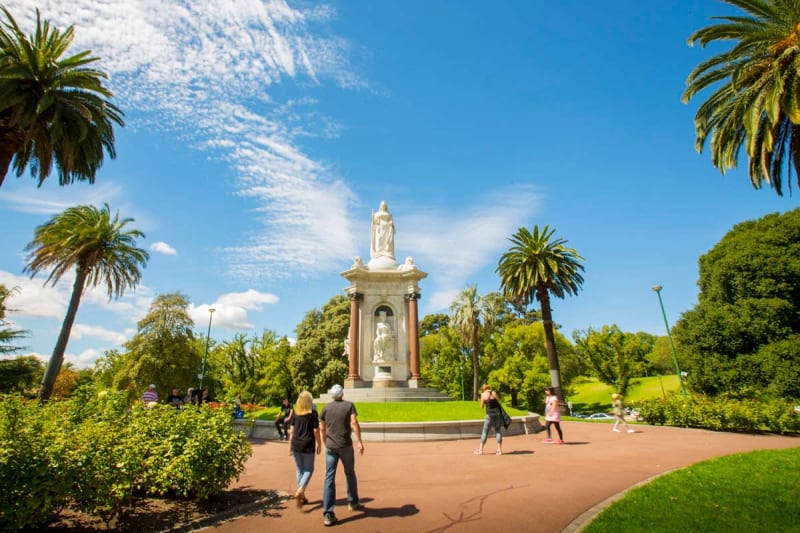 Visit the Queen Victoria Gardens
