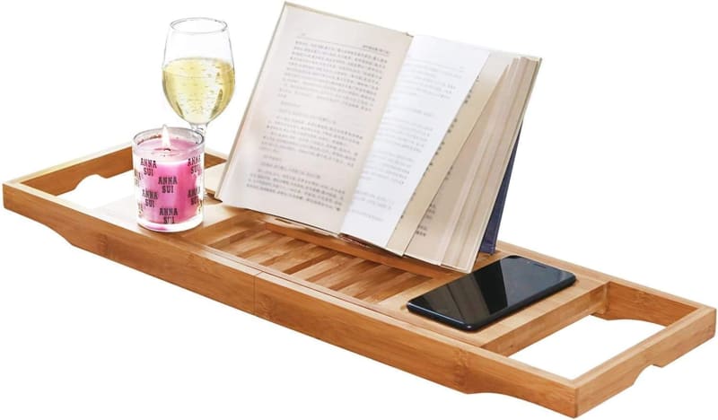 Caddy Wooden Bath Tray Table