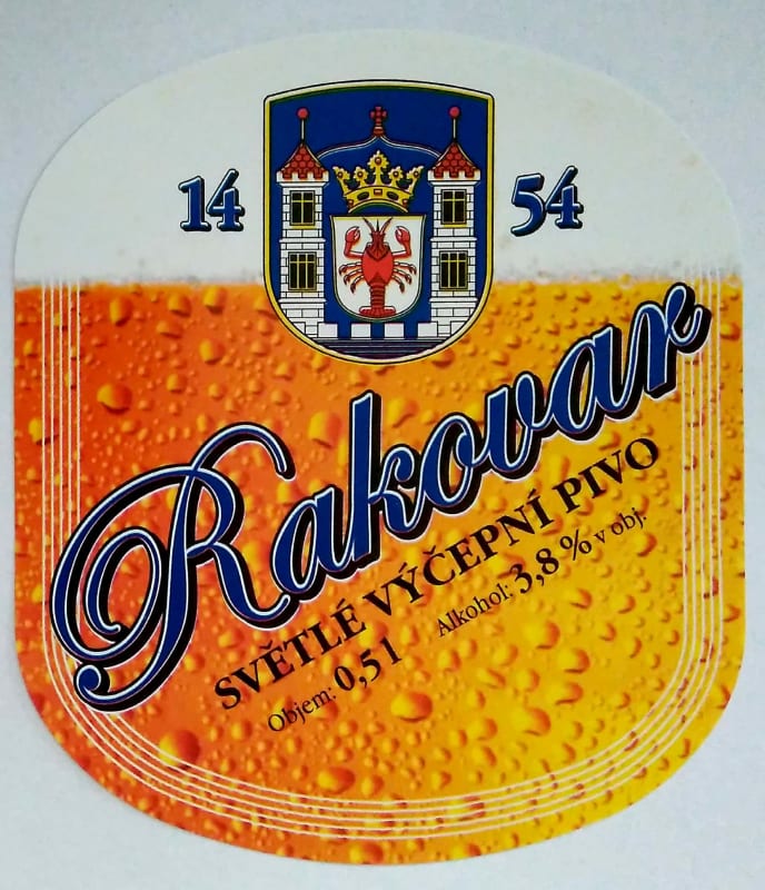 Rakovar světlé výčepní pivo Etk. A