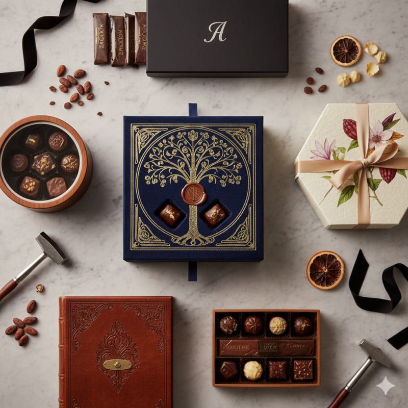 Bespoke Chocolate Packaging Design Ideas for Premium & Custom Chocolate Boxes
