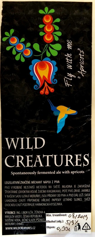 Wild Creatures Fly with me Apricots