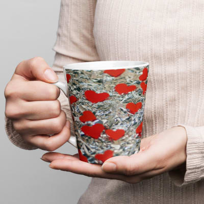 Custom Cone-Shaped Latte Mug