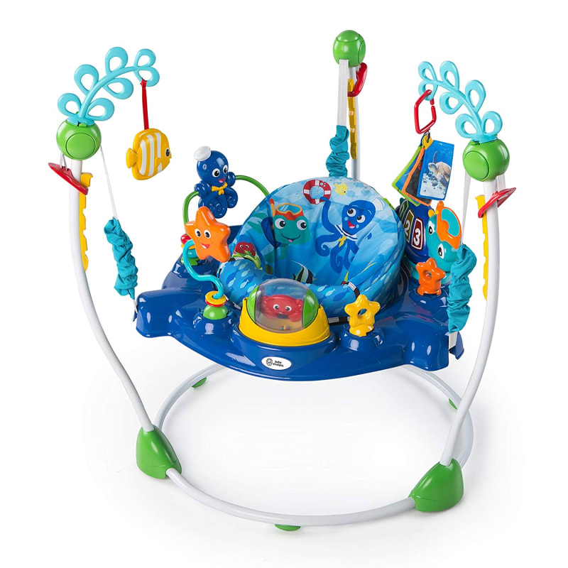 Neptune's Ocean Discovery Activity Jumper, Ages 6 months +, Multicolored, 32 x 32 x 33.13"'