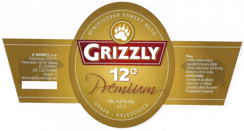 Panský Mlýn Grizzly 12 Etk. A