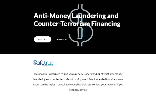 Anti-Money Laundering and Counter-Terrorism Financing