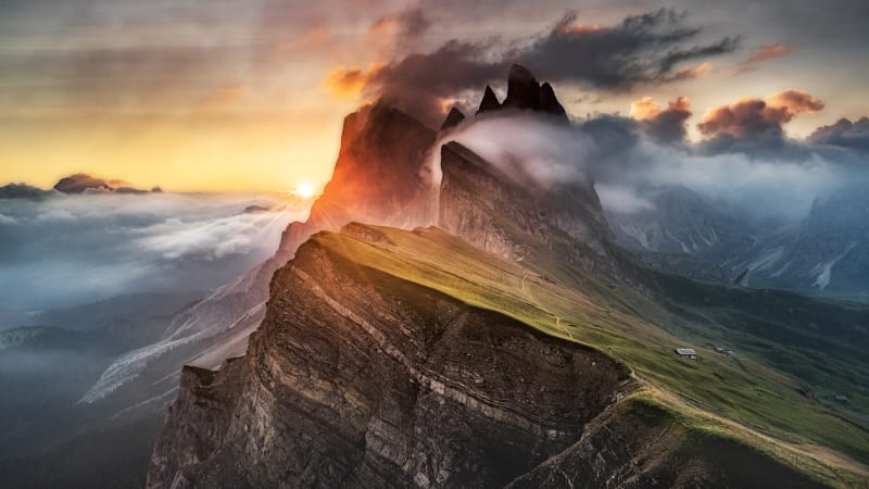 Seceda, italian Dolomites
