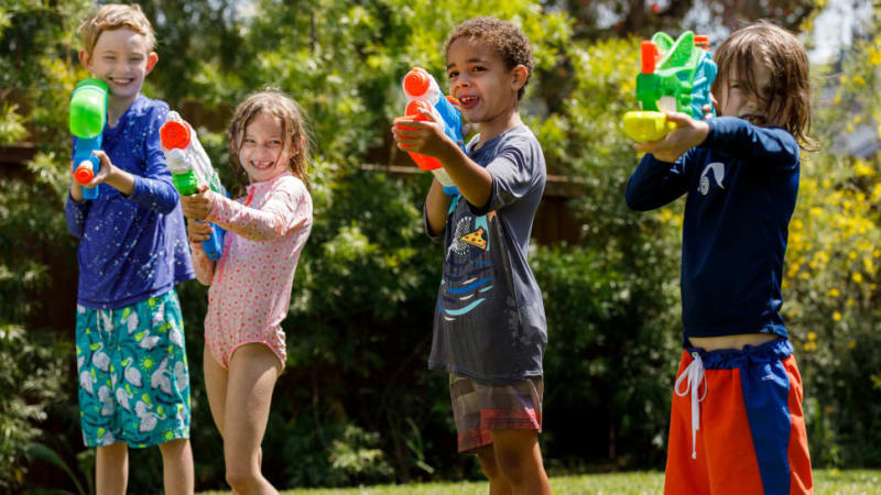 Have a water gun fight