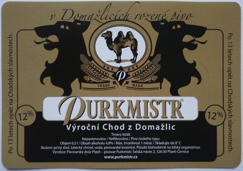 Purkmistr Výroční Chod z Domažlic Etk.A