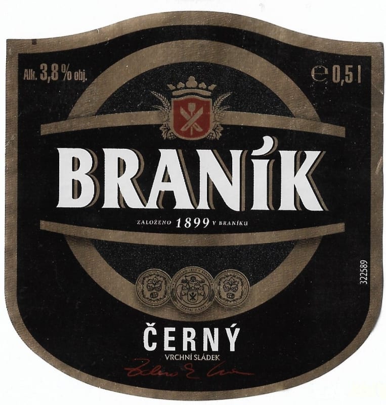 Braník černý