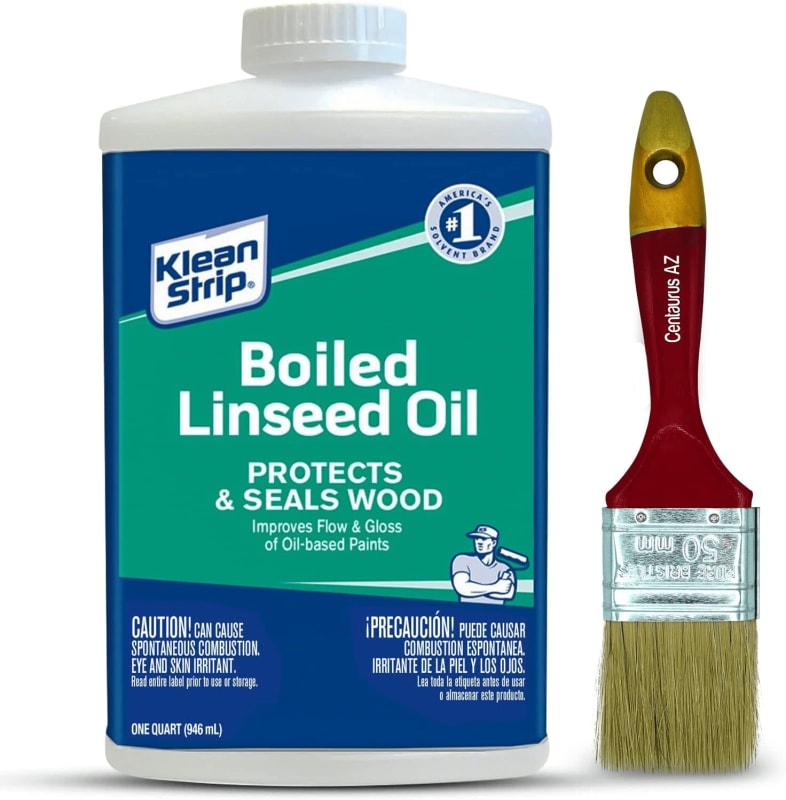 Linseed oil or wood finish