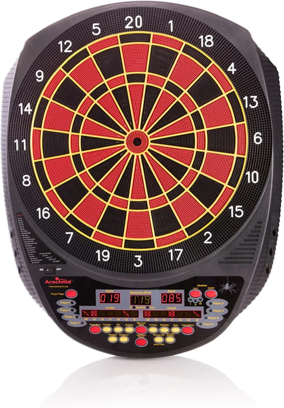Inter-Active 3000 Recreational 13" Electronic Dartboard Features 27 Games with 123 Variation for up to 8 Players