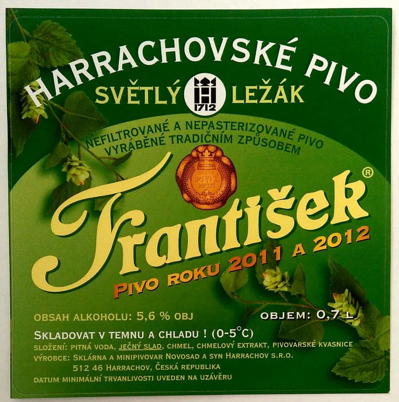 František světlý ležák 0,7l Etk. A