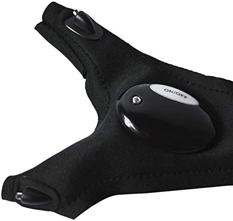 LED Flashlight Cycling Gloves