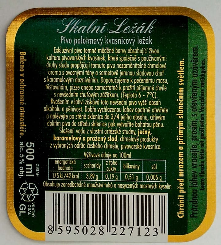 Chodovar Skalní Ležák Etk. B