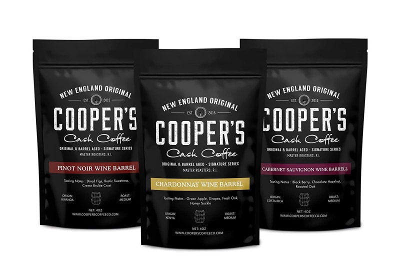 Wine Barrel Aged Whole Coffee Bean Box Set