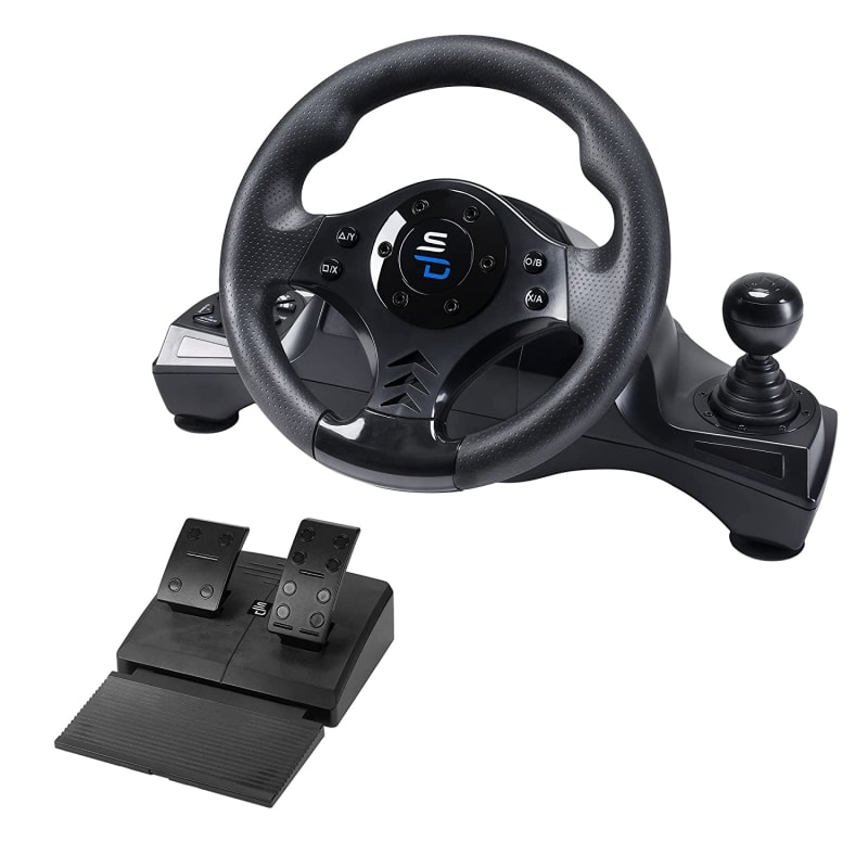 Superdrive - GS750 racing steering wheel with pedals