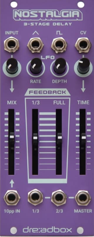 Dreadbox Nostalgia 3-Stage Delay