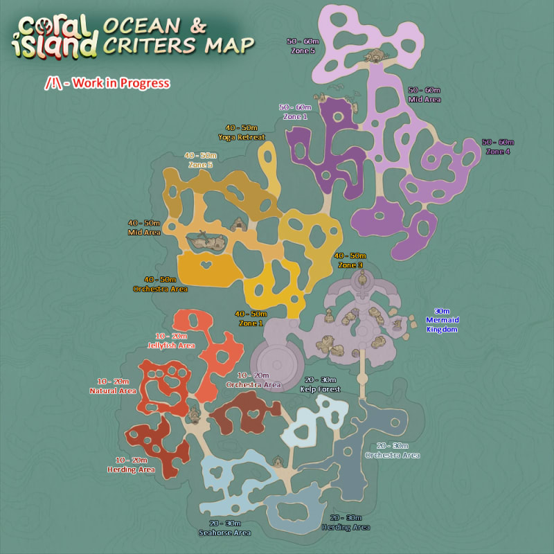 Coral Island Critter Checklist - Blank
