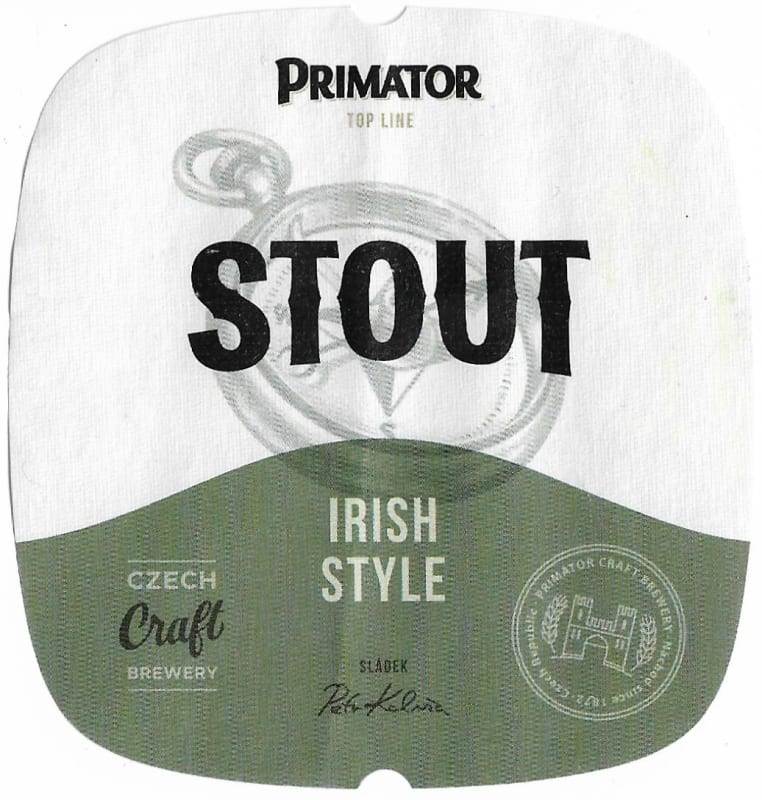 Primátor Stout šedivý oválný