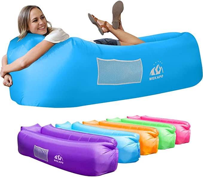 Inflatable Lounger Air Sofa Hammock-Portable